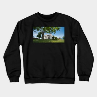 Sodus Point, NY USA Lighthouse Panorama Crewneck Sweatshirt